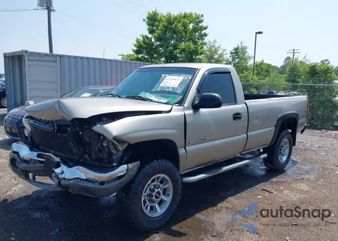 2003 GMC Sierra 2500Hd Work Truck from USA, damaged, VIN 1GTHK24U43E358747